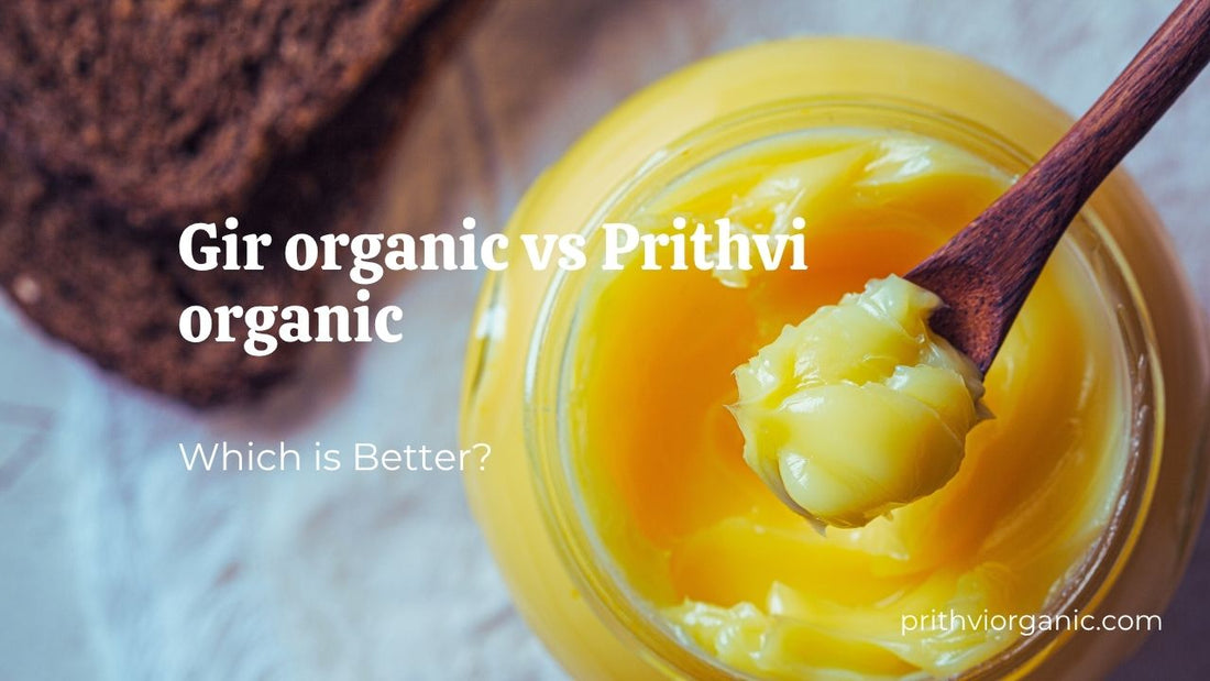 Gir Organic A2 Ghee vs. Prithvi Organic A2 Ghee