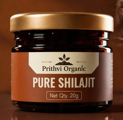 Pure Himalayan Shilajit Resin (20g) | 100% Authentic & Lab-Tested – Prithvi Organic